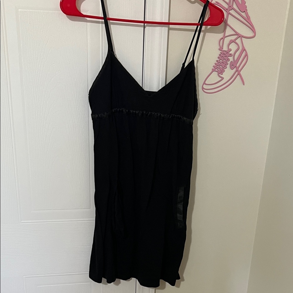 Aerie Black Chemise